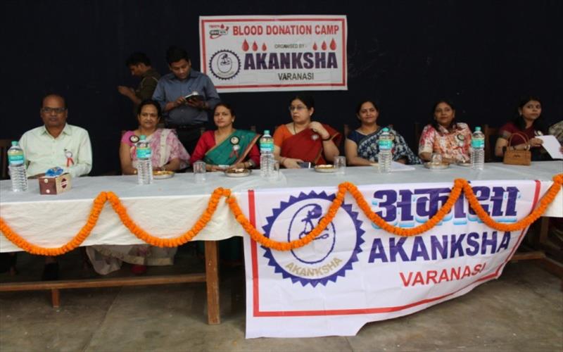 Glimpses of Blood Donation Camp in Collaboration With AKANKSHA